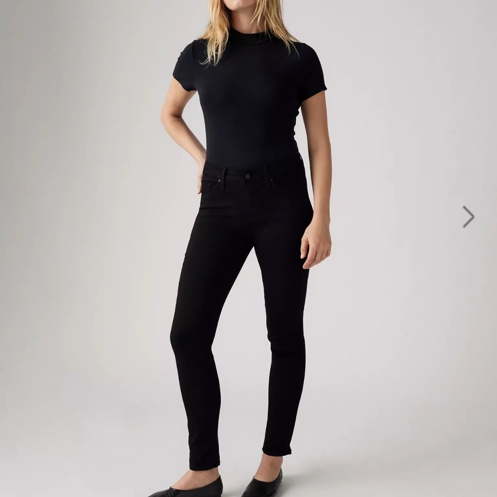 Levis Black Demi Curve Skinny Jean